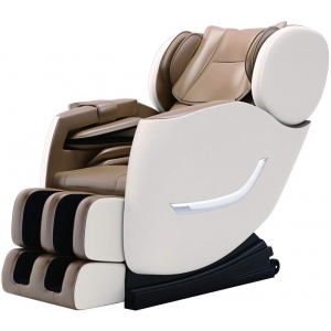 Full Body Electric Zero Gravity Shiatsu Massage Chair with Back Heating and Foot Roller for Home and Office